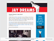 Tablet Screenshot of jaydreams1.wordpress.com