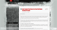 Desktop Screenshot of lohifidelity.wordpress.com