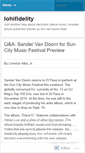 Mobile Screenshot of lohifidelity.wordpress.com