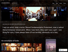 Tablet Screenshot of ablackshuck.wordpress.com