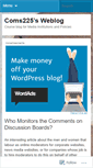Mobile Screenshot of coms225.wordpress.com