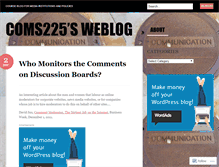 Tablet Screenshot of coms225.wordpress.com