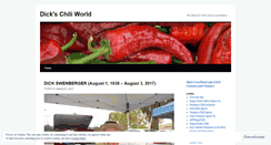 Desktop Screenshot of dickschiliworld.wordpress.com