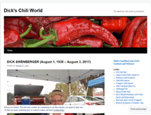 Tablet Screenshot of dickschiliworld.wordpress.com