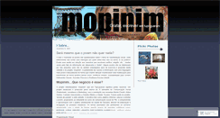 Desktop Screenshot of mopinim.wordpress.com
