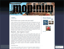 Tablet Screenshot of mopinim.wordpress.com