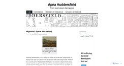 Desktop Screenshot of apnahuddersfield.wordpress.com