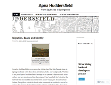 Tablet Screenshot of apnahuddersfield.wordpress.com