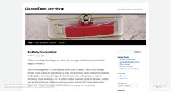 Desktop Screenshot of glutenfreelunchbox.wordpress.com