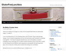 Tablet Screenshot of glutenfreelunchbox.wordpress.com
