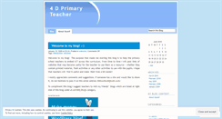 Desktop Screenshot of dteacher.wordpress.com