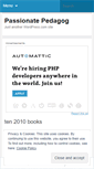 Mobile Screenshot of passionped.wordpress.com