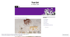 Desktop Screenshot of girlthat.wordpress.com