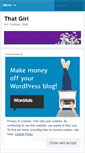 Mobile Screenshot of girlthat.wordpress.com