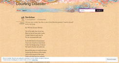 Desktop Screenshot of courtingdisaster.wordpress.com