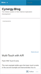 Mobile Screenshot of cynergysystems.wordpress.com