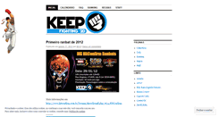 Desktop Screenshot of keepfighting2d.wordpress.com