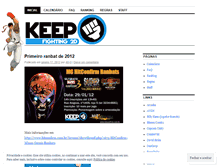Tablet Screenshot of keepfighting2d.wordpress.com