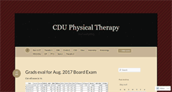 Desktop Screenshot of cdupt.wordpress.com