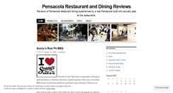 Desktop Screenshot of pensacolarestaurant.wordpress.com