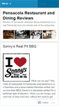 Mobile Screenshot of pensacolarestaurant.wordpress.com