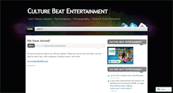 Desktop Screenshot of culturebeatentertainment.wordpress.com