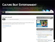 Tablet Screenshot of culturebeatentertainment.wordpress.com