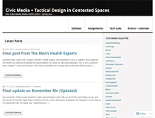 Tablet Screenshot of civicmediatacticaldesign.wordpress.com