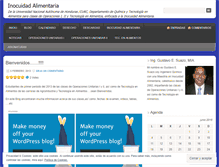 Tablet Screenshot of inocuidadalimentaria.wordpress.com