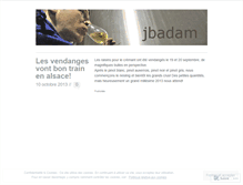 Tablet Screenshot of jbadam.wordpress.com