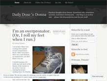 Tablet Screenshot of donnatalarico.wordpress.com