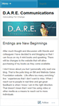 Mobile Screenshot of darecomm.wordpress.com
