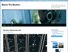 Tablet Screenshot of belowthebenthic.wordpress.com