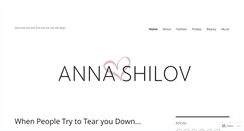 Desktop Screenshot of annashilov.wordpress.com