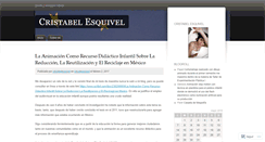 Desktop Screenshot of cristabelesquivel.wordpress.com