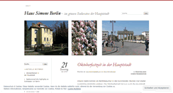 Desktop Screenshot of haussimoneberlin.wordpress.com