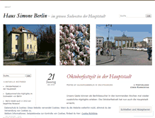 Tablet Screenshot of haussimoneberlin.wordpress.com