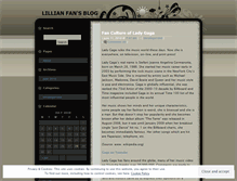 Tablet Screenshot of lillianfan.wordpress.com