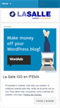 Mobile Screenshot of lasallemagisterio.wordpress.com