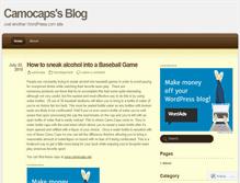 Tablet Screenshot of camocaps.wordpress.com