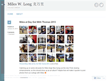 Tablet Screenshot of mileswlong.wordpress.com
