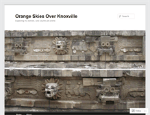 Tablet Screenshot of orangeskiesoverknoxville.wordpress.com