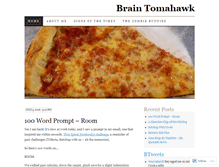 Tablet Screenshot of braintomahawk.wordpress.com