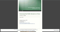 Desktop Screenshot of gaaccountabilitycourts.wordpress.com