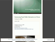 Tablet Screenshot of gaaccountabilitycourts.wordpress.com
