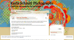 Desktop Screenshot of kaylaschmittphotography.wordpress.com