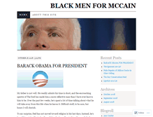 Tablet Screenshot of blackmenformccain.wordpress.com