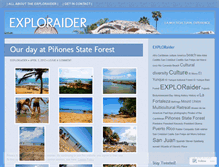 Tablet Screenshot of exploraider.wordpress.com