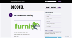 Desktop Screenshot of decotel.wordpress.com