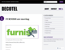 Tablet Screenshot of decotel.wordpress.com
